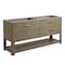 James Martin Vanities Lucian 72in Double Vanity, Pebble Oak D704-V72-M-PBO - alternate 1
